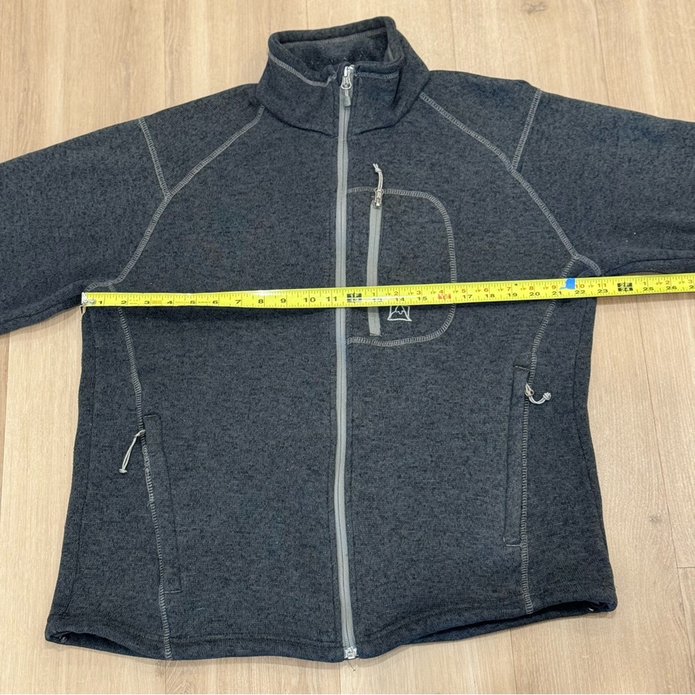 Avalanche Thermal Outdoors Sweatshirt Women's size XL Grey Zip Up Sweater - Picture 10 of 12